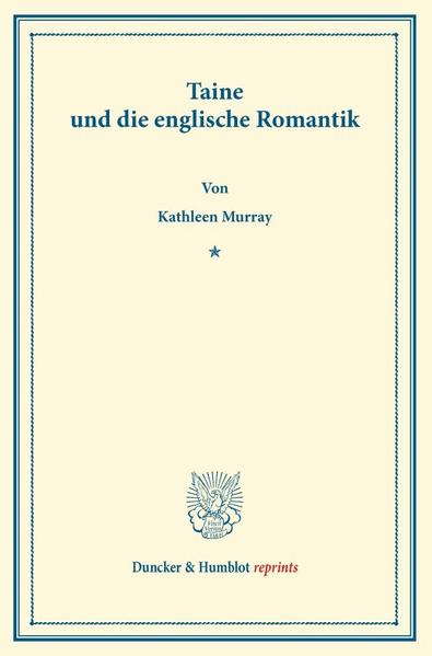 Taine und die englische Romantik. | Bundesamt für magische Wesen