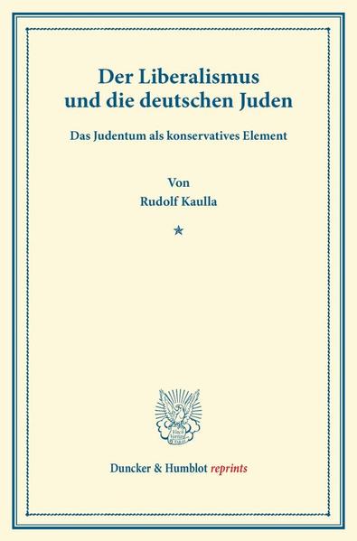 Der Liberalismus und die deutschen Juden. | Bundesamt für magische Wesen