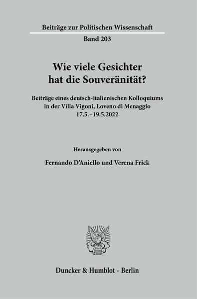 Wie viele Gesichter hat die Souveränität? | Fernando D'Aniello, Verena Frick