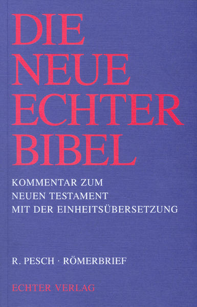 DIE NEUE ECHTER BIBEL übernimmt den Text der Einheitsübersetzung. Die Einheitsübersetzung wurde geschaffen für Liturgie, Verkündigung, Schule und Studium. die wurde in die Lektionare, das Stundenbuch und die Schulbibeln aufgenommen. DIE NEUE ECHTER BIBEL ist deshalb eine große Hilfe für alle, die mit der Einheitsübersetzung umgehen. Band 6, RÖMERBRIEFE: Die Auslegung erschließt das theologische Vermächtnis des Apostels Paulus im Blick auf die Situation des Apostels einerseits, die seiner Adressaten andererseits. Die schwierigen Gedanken dieser "theologischen Summe" werden im historischen Zusammenhang verständlich aufgeschlüsselt und dem Leser nahegebracht. Eine exegetische gediegene und systematisch-theologisch anregende Interpretation der zentralen neutestamentlichen Schrift wird vorgelegt.