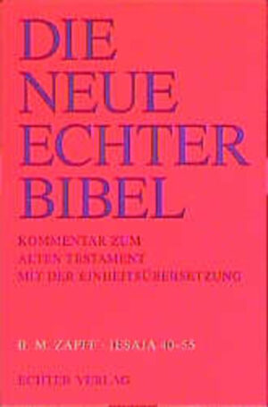 DIE NEUE ECHTER BIBEL ist seit langem der erste katholische Kommentar zum Alten Testament im deutschen Sprachbereich. DIE NEUE ECHTER BIBEL dient allen, die das Alte Testament besser kennenlernen möchten, besonders denen, die den Reichtum an alttestamentlichen Lesungen, den uns die erneuerte Liturgie geschenkt hat, für sich oder für andere erschließen wollen. DIE NEUE ECHTER BIBEL übernimmt den Text der Einheitsübersetzung. Die Einheitsübersetzung wurde geschaffen für Liturgie, Verkündigung, Schule und Studium. Sie wurde in die Lektionare, das Stundenbuch und die Schulbibeln aufgenommen. Die Neue Echter Bibel ist deshalb eine große Hilfe für alle, die mit der Einheitsübersetzung umgehen. DIE NEUE ECHTER BIBEL informiert präzise und knapp über den gegenwärtigen Stand der Exegese, ohne die Fachdiskussion lang und breit wiederzugeben. Sie ist auf das theologische Verständnis des Textes und auf die Erfassung seines Kerygmas angelegt.