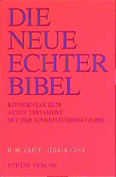 DIE NEUE ECHTER BIBEL ist seit langem der erste katholische Kommentar zum Alten Testament im deutschen Sprachbereich. DIE NEUE ECHTER BIBEL dient allen, die das Alte Testament besser kennenlernen möchten, besonders denen, die den Reichtum an alttestamentlichen Lesungen, den uns die erneuerte Liturgie geschenkt hat, für sich oder für andere erschließen wollen. DIE NEUE ECHTER BIBEL übernimmt den Text der Einheitsübersetzung. Die Einheitsübersetzung wurde geschaffen für Liturgie, Verkündigung, Schule und Studium. Sie wurde in die Lektionare, das Stundenbuch und die Schulbibeln aufgenommen. Die Neue Echter Bibel ist deshalb eine große Hilfe für alle, die mit der Einheitsübersetzung umgehen. DIE NEUE ECHTER BIBEL informiert präzise und knapp über den gegenwärtigen Stand der Exegese, ohne die Fachdiskussion lang und breit wiederzugeben. Sie ist auf das theologische Verständnis des Textes und auf die Erfassung seines Kerygmas angelegt.