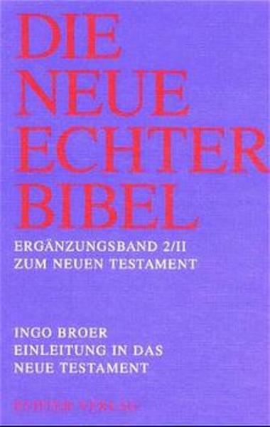 Bei den Schriften der Antike ist häufig nicht klar, wer sie geschrieben hat, wann und wo sie geschrieben wurden, an wen sie sich richten, aus welchem Grund sie geschrieben wurden und welche Ziele sie im einzelnen verfolgen. Diesen Fragen, die für das Verständnis einer Schrift häufig entscheidend sind und die die „Einleitungswissenschaft“ stellt, geht Ingo Broer in bezug auf die neutestamentlichen Schriften nach. Der hier vorliegende zweite Teilband behandelt die Briefliteratur und die Apokalypse. Der Autor macht dabei den Versuch, die Leserinnen und Leser an der Diskussion der Argumente und damit am Forschungsprozeß selber zu beteiligen. Auf diese Weise erhalten sie einen guten Überblick über die in der Exegese diskutierten Fragen und werden sie zugleich in einen Verstehensprozeß hineingezogen, der sie die Schriften des Neuen Testaments neu sehen lehrt.