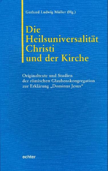 Der vorliegende Band gibt den deutschen Texten der "Erklärung Dominus Jesus über die Einzigartigkeit und die Heilsuniversialität Jesu Christ und der Kirche" wieder, der von der Kongregation für die Glaubenslehre am 6. August 2000 veröffentlich wurde (vgl. Acta Apostolicae Sedis 92 '2002' 742-765). Kardinal Joseph Ratzinger, dem Präfekten der Kongregation, die den Kontext und die Bedeutung des Dokuments beschreibt. Ausführungen des Sekretärs der Glaubenkongregation, S. E. Msgr. Tarcisio Bertone, zum literarischen Genus und zum Grad der Verpflichtung. Kommentare zu den hauptsächlichen Themen der Erklärung, die in L'Osservatore Romano erschienen sind: Christologie und Ekklesiologie