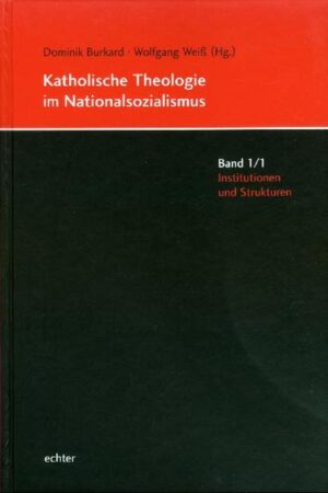 Der erste Band der Reihe "Katholische Theolgie im Nationalsozialismus" geht unter den Stichworten "Institutionen und Strukturen" den bestimmenden Koordinaten der theologischen Wissenschaftsgeschichte zwischen 1933 und 1945 nach. Untersucht werden nicht nur die staatskirchenrechtlichen Grundlagen, die Rechtsstrukturen und Ziele der nationalsozialistischen Hochschulverwaltung, die Akteure und Faktoren der nationalsozialistischen Wissenschaftspolitik hinsichtlich der Thelogie sowie die römische Sicht. Auf archivalischen Grundlagen werden auch die jeweiligen Entwicklungsprozesse und Schwierigkeiten der einzelnen theologischen Ausbildungsstätten in Deutschland und Österreich (teilweise bis hin zur Schließung) erarbeitet. Behandelt werden in diesem ersten Teilband die Fakultäten von Bonn, Freiburg, Graz, Innsbruck, München, Münster, Salzburg, Tübingen, Wien und Würzburg, die Theologischen Hochschulen von Bamberg, Dillingen, Eichstätt, Freising, Passau und Regensburg, die theologischen Lehranstalten in den Priesterseminaren von Mainz und Trier sowie die Ordensstudien in Limburg und Mönchengladbach. Im zweiten Teilband folgen Untersuchungen zu weiteren theologischen Einrichtungen, auswertende tabellarische Überblicke über die Professoren und das Gesamtregister.