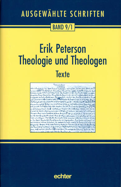 Band 9/1: Im Rahmen der seit 1994 erscheinenden „Ausgewählten Schriften“ versammelt dieser Band veröffentlichte und unveröffentlichte Beiträge Petersons zur Frage nach dem Wesen der Theologie und ihrem Erscheinungsbild vor allem in der protestantischen, aber auch in der katholischen Welt. Er enthält Reflexionen über das Dogma, über die Formen der Exegese sowie über theologische Grundfragen wie das Verhältnis zum Beispiel von Glauben und Wissen, von Metaphysik und Mystik. Im Vordergrund steht die Entwicklung der neuzeitlich-modernen Theologie des Protestantismus bis hin zu Petersons Auseinandersetzungen mit zeitgenössischen Theologen wie Adolf von Harnack und Paul Althaus. Einen Schwerpunkt bildet die Kritik der dialektischen Theologie Karl Barths, der sich 1923/24 eine hier nun veröffentlichte Vorlesung Petersons über Thomas von Aquin anhörte. „Unentbehrlich für die Geschichte von Theologie und Kirche im 20. Jahrhundert!“ (Karl Kardinal Lehmann)