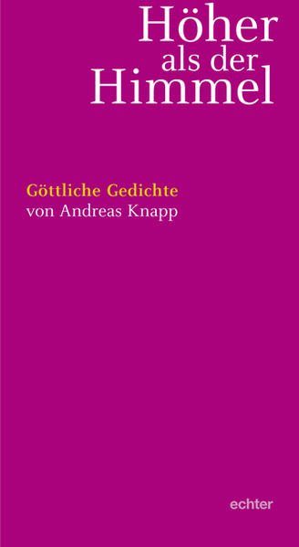 Im Anfang war das Wort: Die Schöpfung verdankt sich dem Wort Gottes. Um sich dem Geheimnis Gottes zu nähern, geht Andreas Knapp wortschöpferisch vor. Begriffe und Sätze aus der religiösen Tradition, aus der Bibel und dem kirchlichen Leben beginnen neu zu klingen. Sprachspiele und originelle Wendungen lassen aufhorchen und erschließen religiöse Grundworte auf überraschende Weise. Eine „Messe“ (Texte von Andreas Knapp, vertont von Melanie Wolfers) rundet den Gedichtband ab.