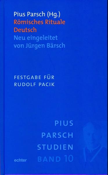 Pius Parsch (1884-1954), einer der wichtigen Theologen der Erneuerungsepoche vor dem Zweiten Vatikanischen Konzil und bedeutender Vertreter der Liturgischen Bewegung, ist durch sein reiches und in 17 Sprachen übersetztes Schrifttum weltbekannt. Joseph Ratzinger (Benedikt XVI.) schrieb noch als Kardinal im Jahr 2004: „Man macht sich heute kaum noch eine Vorstellung von der Bedeutung, die die Werke von Pius Parsch in den zwanziger bis vierziger Jahren hatten. Sie hatten entscheidend des Bewusstsein der ganzen Kirche geformt.“ Und Kardinal Franz König (1905-2004) stellte fest, dass die überwältigende Mehrheit der Konzilsväter die Schriften von Pius Parsch aus eigener Lektüre kannte. In Parschs „Volks-liturgisches Apostolat Klosterneuburg“ erschien 1936 eine lateinisch-deutsche Fassung des damals gültigen Römischen Rituales. Mit dem muttersprachlichen Text ermöglichte Parsch den Menschen einen besseren Mitvollzug der liturgischen Feiern-eine wichtige Etappe auf dem Weg der Liturgischen Erneuerung, die in die konziliare Liturgiereform einmündete.