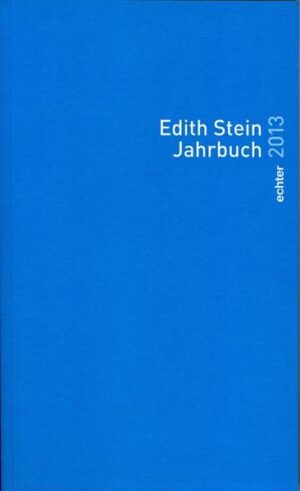 Aus dem Inhalt Vorwort des Schriftleiters Biographie ULRICH DOBHAN, Eine neue Postkarte von Edith Stein SR. STANISLAA VON DER HL. TERESE VOM KINDE JESUS, Über die letzten Minuten Edith Steins vor der Verhaftung in Echt Aktualität Resonanzen auf die Internationale Edith-Stein-Bibliographie von Francesco Alfieri OFM TOMASZ STEPIEN, Edith Stein in Polen-Forschungsansätze und Forschungsperspektiven Edith Stein und Europa KARL-HEINZ MENKE, Stellvertretung oder: Die versöhnende Macht der gekreuzigten Liebe. Edith Stein als Wegweiserin Europas CHRISTOPH BÖHR, Identität im Paradoxon: Christentum und Europäertum. Die Bedeutung des christlichen Denkens für das europäische Selbstverständnis Religionsphilosophie BEATE BECKMANN-ZÖLLER, 'Man rennt an allen Ecken und Enden an religiöse Erlebnisse'. Edith Stein, Adolf Reinach und die Öffnung für religiöse Ereignisse in glaubensfernem Milieu BERND URBAN, 'Wohl zu beachten: nicht Aristoteles allein, auch Plato und Augustin'. Linien, Texte und Konturen der Platon-Rezeption bei Edith Stein (1. Teil) Spiritualität STEFANIE HÖLTGEN, Eucharistische Anbetung als Selbsthingabe an den unbeherrschbar Anderen. Edith Steins Praxis eines christlichen Grundvollzugs CLAUDIA MARIÉLE WULF, Dein Leben ist das meine wert-Stellvertretung und Mittlerschaft bei Edith Stein ERZBISCHOF ROBERT ZOLLITSCH, 'Was nicht in meinem Plan lag, hat in Gottes Plan gelegen'. Predigt auf dem Katholikentag beim Gottesdienst mit der Edith-Stein-Gesellschaft Deutschland am 18. Mai 2012 Edith-Stein-Bibliographie 2012 (U. Dobhan) Mitteilungen Rezensionen Autorinnen und Autoren