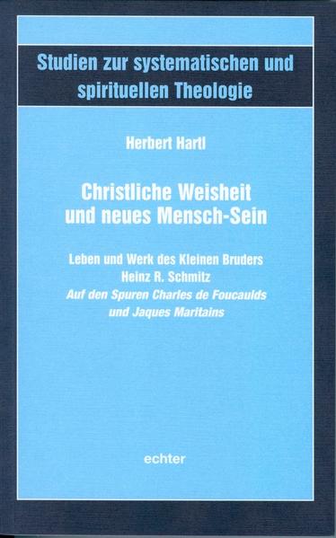 Die Studie stellt einen Ordensmann vor, dessen philosophisches und theologisches Werk im deutschen Sprachraum bis heute unbekannt ist. Heinz R. Schmitz (1936-1982), geb. in Viersen, tritt 1959 dem katholischen Orden der Kleinen Brüder Jesu bei, der sich von Charles de Foucauld herleitet. Während des ordensinternen Theologiestudiums in Toulouse kommt es zur Begegnung mit Jacques Maritain, der nach dem Tod seiner Frau Raïssa als Gast bei den Brüdern lebt. Zwischen ihnen entwickelt sich eine geistige Verbundenheit, aus welcher ein eigenständiges Werk hervorgeht. Darin konfrontiert Heinz R. Schmitz-von der Denkbasis einer in ihm lebendigen thomanischen Tradition aus-das christliche, von der Weisheit des Evangeliums geprägte Menschenbild mit jenem, das aus dem 'deutschen Denken' von Martin Luther an über Jakob Böhme bis hin zu Martin Heidegger und Ernst Bloch hervorgegangen ist. Sein Werk, das zur Gänze auf Französisch verfasst ist, wird dank der vorliegenden Studie gleichsam in seine Muttersprache heimgeholt.