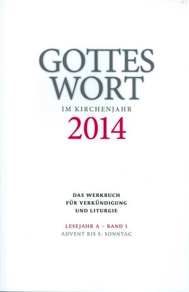 Gottes Wort im Kirchenjahr, das Werkbuch für Verkündigung und Liturgie, ist die bewährte Hilfe zur Gestaltung von Eucharistiefeiern und Wort-Gottes-Feiern. Für jeden Sonn- und Festtag bietet Gottes Wort im Kirchenjahr:-Anregungen und Texte zur Liturgie-Liedvorschläge aus dem Gotteslob-Einführungsworte in Eucharistiefeier und Wort-Gottes-Feier-Hinführungen zu den Schriftlesungen-Fürbitten-eine Predigtvorlage zur Lesung (AT/ NT im Wechsel)-eine Predigtvorlage zum Evangelium-eine Kurzpredigt als Lesepredigt für die Wort-Gottes-Feier-eine Kinderpredigt mit Vorschlägen zur Eröffnung und Fürbitten-weitere Texte und Anregungen zur Gestaltung der Eucharistiefeier und Wort-Gottes-Feier Außerdem gehören Predigten und Gottesdienstentwürfe für besondere Gelegenheiten zum Repertoire von Gottes Wort im Kirchenjahr. Sozial-ethische Fragen sind Thema des Leitartikels des Jahrgangs 2014.