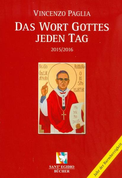 Das Buch Das Wort Gottes jeden Tag 2015/2016 trägt auf der Titelseite die Ikone von Erzbischof Oscar Arnulfo Romero, der am 23. Mai 2015 seliggesprochen wurde. Bei diesem Ereignis zeigte sich das Bild des Hirten, der sein Leben für seine Schafe hingibt, vor allem für die unterdrückten. Der selige Oscar Arnulfo Romero hat eine solche Kirche gelebt und ist für sie sogar zum Märtyrer geworden. Die Seligsprechung von Romero wirft einen Lichtstrahl auf dieses Jahr, das Franziskus,Papst zum „Jahr der Barmherzigkeit“ ausgerufen hat. In der Verkündigungsbulle des Außerordentlichen Jubiläums der Barmherzigkeit, Misericordiae Vultus, schreibt Franziskus,Papst : „Es gibt Augenblicke, in denen wir aufgerufen sind, in ganz besonderer Weise den Blick auf die Barmherzigkeit zu richten und dabei selbst zum wirkungsvollen Zeichen des Handelns des Vaters zu werden. Genau darum habe ich ein außerordentliches Jubiläum der Barmherzigkeit ausgerufen. Es soll eine Zeit der Gnade für die Kirche sein und helfen, das Zeugnis der Gläubigen stärker und wirkungsvoller zu machen.“ Dieses Buch reiht sich in Demut und Einfachheit in diese Zeit der Barmherzigkeit ein und möchte eine Hilfe sein, sie im Hören auf das Wort Gottes zu leben. Durch regelmäßiges Zuhören können wir das Geheimnis der Liebe Gottes verstehen, die die Herzen und die Geschichte erneuert. Sie lässt uns an einem großen Volk von Gläubigen teilhaben, das gleichsam als spirituelles und grenzenloses Heiligtum sein Gebet für unser Heil und für den Frieden unter den Völkern zu Gott aufsteigen lässt.