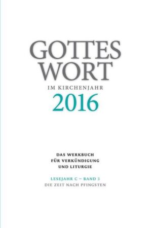 Für jeden Sonn- und Festtag bietet Gottes Wort im Kirchenjahr:-Anregungen und Texte zur Liturgie-Liedvorschläge aus dem Gotteslob-Einführungsworte in Eucharistiefeier und Wort-Gottes-Feier-Hinführungen zu den Schriftlesungen-Fürbitten-eine Predigtvorlage zur Lesung (AT/ NT im Wechsel)-eine Predigtvorlage zum Evangelium-eine Kurzpredigt als Lesepredigt für die Wort-Gottes-Feier-eine Kinderpredigt mit Vorschlägen zur Eröffnung und Fürbitten-weitere Texte und Anregungen zur Gestaltung der Eucharistiefeier und Wort-Gottes- Feier Einen speziellen Aspekt der Verkündigung beleuchten die Leitartikel dieses Jahrgangs. Es geht um eine „Pastoral en passant“ und die Frage, wie unsere Kirchen und Kapellen nicht nur Orte der Verkündigung, sondern selbst Verkündigung sein können. Predigten und Gottesdienstentwürfe für besondere Gelegenheiten gehören ebenfalls zum Repertoire.