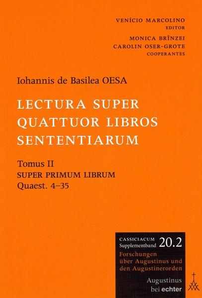 Johannes Hiltalingen von Basel († 1392) gehört zu den prägenden Gestalten des Augustiner-Eremitenordens: sowohl kirchenpolitisch aufgrund seiner Ernennung zum Ordensgeneral durch Papst Clemens VII. im Abendländischen Schisma als auch wissenschaftlich durch seinen in Paris verfassten Sentenzenkommentar. Erstmals legt Venício Marcolino die nur handschriftlich überlieferte Lectura-gleichsam eine Enzyklopädie der Theologie des 14. Jahrhunderts mit großer Wirkungsgeschichte-in einer kritischen Gesamtausgabe vor. Das Werk des Basler Theologen wird somit für den Diskurs der Geistesgeschichte des späten Mittelalters, darunter für die Augustinus-Rezeption, fruchtbar gemacht. Der zweite Band der Edition umfasst die Quaestiones 4-35. Ausführliche Indices erleichtern das Auffinden der entsprechenden Textstellen.