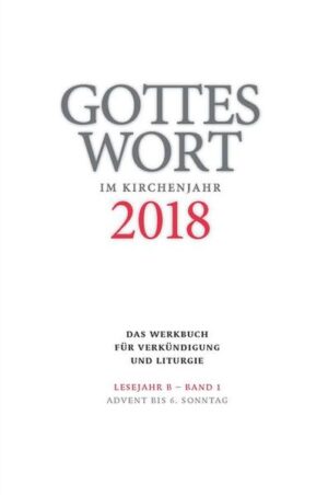 Gottes Wort im Kirchenjahr, das Werkbuch für Verkündigung und Liturgie, ist die bewährte Hilfe zur Gestaltung von Eucharistiefeiern und Wort-Gottes-Feiern. Für jeden Sonn- und Festtag bietet Gottes Wort im Kirchenjahr:-Anregungen und Texte zur Liturgie-Liedvorschläge aus dem Gotteslob-Einführungsworte in Eucharistiefeier und Wort-Gottes-Feier-Hinführungen zu den Schriftlesungen-Fürbitten-eine Predigtvorlage zur Lesung (AT/NT im Wechsel)-eine Predigtvorlage zum Evangelium-eine Kurzpredigt als Lesepredigt für die Wort-Gottes-Feier-eine Kinderpredigt mit Vorschlägen zur Eröffnung und Fürbitten-weitere Texte und Anregungen zur Gestaltung der Eucharistiefeier und Wort-Gottes-Feier Außerdem gehören Predigten und Gottesdienstentwürfe für besondere Gelegenheiten zum Repertoire von Gottes Wort im Kirchenjahr.