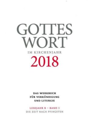 Gottes Wort im Kirchenjahr, das Werkbuch für Verkündigung und Liturgie, ist die bewährte Hilfe zur Gestaltung von Eucharistiefeiern und Wort-Gottes-Feiern. Für jeden Sonn- und Festtag bietet Gottes Wort im Kirchenjahr:-Anregungen und Texte zur Liturgie-Liedvorschläge aus dem Gotteslob-Einführungsworte in Eucharistiefeier und Wort-Gottes-Feier-Hinführungen zu den Schriftlesungen-Fürbitten-eine Predigtvorlage zur Lesung (AT/NT im Wechsel)-eine Predigtvorlage zum Evangelium-eine Kurzpredigt als Lesepredigt für die Wort-Gottes-Feier-eine Kinderpredigt mit Vorschlägen zur Eröffnung und Fürbitten-weitere Texte und Anregungen zur Gestaltung der Eucharistiefeier und Wort-Gottes-Feier Außerdem gehören Predigten und Gottesdienstentwürfe für besondere Gelegenheiten zum Repertoire von Gottes Wort im Kirchenjahr.