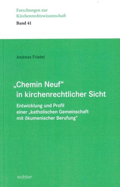 Die Gemeinschaft „Chemin Neuf“ entstand 1973 in Lyon aus einem charismatischen Gebetskreis und zählt zu jenen Aufbruchphänomenen, die unter dem Begriff der geistlichen Gemeinschaften und Bewegungen (GGB) zusammengefasst werden. „Chemin Neuf“ versteht sich selbst als eine charismatisch und ignatianisch geprägte katholische Gemeinschaft mit ökumenischer Berufung. Kirchenrechtlich ist „Chemin Neuf“ seit 1984 als öffentlicher Verein verfasst