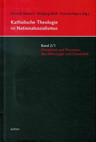 Der Band eröffnet die zweite Sektion des Werkes „Katholische Theologie im Nationalsozialismus“, in der die theologischen Fachdisziplinen und ihre Vertreter fokussiert in den Blick genommen werden. Durch die theoretischen Ideen wie durch die praktische Politik des Nationalsozialismus mussten sich die traditionellen katholischen Gesellschafts- und Moralvorstellungen in besonderer Weise herausgefordert sehen. Der totalitäre Anspruch von Staat und Partei, die Gleichschaltung nahezu aller Lebensbereiche, die Schmähung christlicher Wertvorstellungen als „schwächlich“ und die Propagierung eines germanischen Sittlichkeitsideals des „Rechts des Stärkeren“, nicht zuletzt die Forcierung eugenischer Maßnahmen zur „Volksgesundung“ und die Ingangsetzung der Euthanasiemorde bedeuteten eine offene Konfrontation mit den Werten des Christentums. Wie also reagierten katholische Moraltheologen und Sozialethiker? Inwieweit boten sie für die nationalsozialistische Weltanschauung und die Maßnahmen des Regimes einen „Echo-Raum“? Welche Fragen griffen sie auf und welche Antworten formulierten sie? Im Zentrum des Bandes stehen 22 ausführliche bio-bibliographische Abhandlungen und 20 kürzere Skizzen zu den führenden deutschsprachigen Theologischen Ethikern jener Epoche. Daneben werden Sonderaspekte behandelt-etwa die Frage nach Thomas von Aquin als Autorität für das Recht des Staates auf Tötung oder die vatikanische Haltung zum „Gesetz zur Verhütung erbkranken Nachwuchses“. Ein „Tableau der Fachvertreter“ sowie ein „Verzeichnis des moraltheologischen Fachangebots“ runden den Band ab.