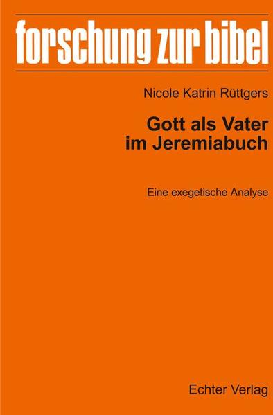 Das Jeremiabuch ist das längste Buch des AT. Ein bisher wenig beachtetes Thema der teilweise sehr schwierigen Texte des Buches ist die Vaterschaft Gottes, das in den vielen Unheilstexten oftmals untergegangen ist und keine Relevanz gefunden hat. Die Autorin gibt nun genau diesem Thema mit einer synchronen Analyse Raum und belegt, dass gerade in den schwierigen Zeiten der Geschichte des Volkes Israel sich Gott als Vater offenbart. Die vier ausgewählten Stellen (Jer 3,1-5