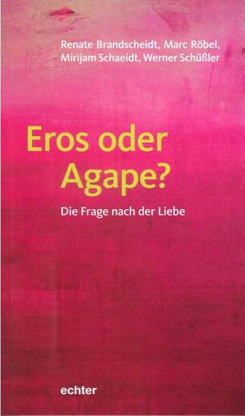 Dass Gott mit der Liebe im Sinne der neutestamentlichen „Agape“, der bedingungslosen Liebe, gleichgesetzt wird, ist eine Kernaussage der christlichen Botschaft. Dabei wird die christliche Nächstenliebe als ein Reflex der zuvorkommenden Liebe Gottes zum Menschen verstanden. Diesem Verständnis der Liebe scheint der aus der griechischen Philosophie stammende Begriff des „Eros“, der bei Platon alle Formen der Liebe umfasst, von der Liebe zu Dingen bis hin zur Liebe zu Gott, diametral gegenüberzustehen. Denn Eros bedeutet letztlich Mangel. Von daher hätte Platon nie sagen können, dass Gott die Liebe ist. Der Band geht dem Verständnis dieser beiden Konzepte der Liebe aus exegetischer, philosophischer, systematisch-theologischer und spiritueller Perspektive nach und sucht die Frage zu beantworten, ob „Eros“ und „Agape“ in einem unversöhnlichen Gegensatz stehen oder ob hier nicht doch eine Synthese möglich ist.