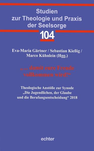 „‹Dies habe ich euch gesagt, damit meine Freude in euch ist und damit eure Freude vollkommen wird› (Joh 15,11): das ist der Plan Gottes für die Frauen und Männer jedes Zeitalters und daher auch für alle Jugendlichen des III. Jahrtausends-ohne Ausnahme.“-So die Ankündigung in der Einleitung des Vorbereitungsdokumentes zur Jugendsynode, die 2018 im Vatikan stattfindet. Dieses synodale Programm nimmt also Jugendliche in den Blick, denen Wege zur Reifung im und Freude am Glauben eröffnet werden sollen. Franziskus,Papst spricht davon, dass die Jugendlichen in der Lage sein sollen, „einen Weg der Unterscheidung zu gehen“, um den Plan Gottes für ihr Leben zu entdecken. Dies soll mit diesem deutschsprachigen Beitrag, der unterschiedliche theologische Disziplinen integriert, unterstützt werden.