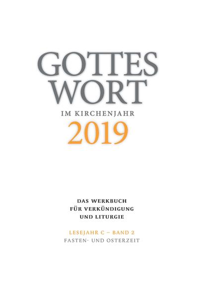 Gottes Wort im Kirchenjahr, das Werkbuch für Verkündigung und Liturgie, ist die bewährte Hilfe zur Gestaltung von Eucharistiefeiern und Wort-Gottes-Feiern. Für jeden Sonn- und Festtag bietet Gottes Wort im Kirchenjahr:-Anregungen und Texte zur Liturgie-Liedvorschläge aus dem Gotteslob-Einführungsworte in Eucharistiefeier und Wort-Gottes-Feier-Hinführungen zu den Schriftlesungen-Fürbitten-eine Predigtvorlage zur Lesung (AT/NT im Wechsel)-eine Predigtvorlage zum Evangelium-eine Kurzpredigt als Lesepredigt für die Wort-Gottes-Feier-eine Kinderpredigt mit Vorschlägen zur Eröffnung und Fürbitten-weitere Texte und Anregungen zur Gestaltung der Eucharistiefeier und Wort-Gottes-Feier Außerdem gehören Predigten und Gottesdienstentwürfe für besondere Gelegenheiten zum Repertoire von Gottes Wort im Kirchenjahr.