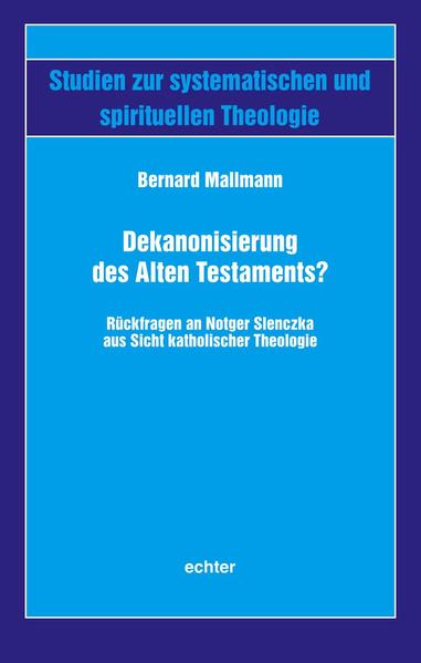 Mit seinem Vorschlag, dem Alten Testament den normativen Rang im Kanon der heiligen Schriften zu nehmen, hat der Berliner Theologe Notger Slenczka eine kontroverse Debatte entfacht. Der Vorwurf des Antijudaismus wurde erhoben, die Einheit der christlichen Bibel aus Altem und Neuem Testament schien infrage gestellt. Die Studie von Bernard Mallmann legt die Hintergründe für das Votum einer Dekanonisierung des Alten Testaments frei und bietet einen Überblick über die vielstimmige Kritik, die Slenczkas Vorstoß ausgelöst hat. Die antimarcionitische Weichenstellung der frühen Kirche mit ihrem Bekenntnis zur Normativität und Kanonizität des Alten Testaments wird sodann offenbarungstheologisch gedeutet und im Gedanken der Sakramentalität der christlichen Bibel fortgeschrieben: Demnach ist das Gotteswort im Menschenwort im Alten und Neuem Testament in derselben Weise vernehmbar. Das Bekenntnis zum kanonisch-normativen Stellenwert des Alten Testaments steht gegen die Israelvergessenheit christlicher Theologie.