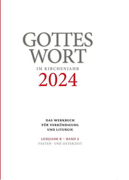 Gottes Wort im Kirchenjahr, das Werkbuch für Verkündigung und Liturgie, ist die bewährte Hilfe zur Gestaltung von Eucharistiefeiern und Wort-Gottes-Feiern. Für jeden Sonn- und Festtag bietet Gottes Wort im Kirchenjahr:-Anregungen und Texte zur Liturgie-Liedvorschläge aus dem Gotteslob-Einführungsworte in Eucharistiefeier und Wort-Gottes-Feier-Hinführungen zu den Schriftlesungen-Fürbitten-eine Predigtvorlage zur Lesung (AT/NT im Wechsel)-eine Predigtvorlage zum Evangelium-eine Kurzpredigt als Lesepredigt für die Wort-Gottes-Feier-eine Kinderpredigt mit Vorschlägen zur Eröffnung und Fürbitten-weitere Texte und Anregungen zur Gestaltung der Eucharistiefeier und Wort-Gottes-Feier Außerdem gehören Predigten und Gottesdienstentwürfe für besondere Gelegenheiten zum Repertoire von Gottes Wort im Kirchenjahr.