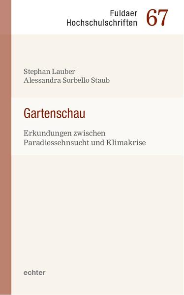 Im Sommer 2023 fand in Fulda die 7. hessische Landesgartenschau statt-ein herausragendes Ereignis für die ganze Region, das mehr als eine halbe Million Besucher angezogen hat. Am umfangreichen Rahmenprogramm hat sich auch die Theologische Fakultät Fulda mit einer Reihe von Vorträgen beteiligt, die hier-ergänzt um weitere Beiträge-zusammengestellt sind. Das Themenspektrum reicht von Schlaglichtern auf die Symbolsprache der Bibel, die im Garten ein Bild für die heile und zugleich ständig bedrohte Schöpfung sieht, über das Gartenmotiv in mittelalterlicher Literatur bis zu den ökonomischen, aber auch spirituellen Herausforderungen durch die ökologische Krise, Klimawandel und Raubbau. Mit Beiträgen von Wilhelm Barthlott, Gereon Becht-Jördens, Bernd Hansjürgens, Igna Kramp CJ, Stephan Lauber, Alessandra Sorbello-Staub