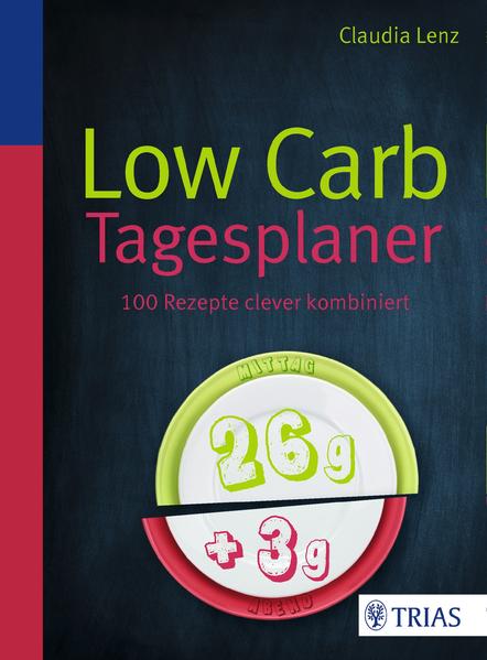 Morgens ein leckeres Rührei, zum Mittag Fisch, nachmittags einen fruchtigen Beerenquark und zum Abendessen überbackene Auberginen - das macht dann unterm Strich? Alle, die sich gerne low carb ernähren und dabei den Überblick behalten möchten, können den Rechenschieber in die Ecke legen - denn jetzt gibt’s diesen praktischen Low-Carb-Tagesplaner als Klappbuch. Kombinieren Sie Ihr Menü je nachdem, ob Sie knackig abnehmen wollen und die Kohlenhydrate ganz runterfahren oder ob es etwas weniger streng zugehen darf. Und so funktioniert es: Obere Klappe: Ihre low carb Hauptmahlzeit. Untere Klappe: das zweite leckere Low-Carb-Gericht, kleiner und ganz einfach zubereitet für abends (oder auch mittags - ganz wie Sie mögen) Klappen Sie sich Ihr Tagesmenü ganz einfach zusammen - und sehen Sie die Kohlenhydrat-Menge für den Tag auf einen Blick! Die Kohlenhydrate im Blick und immer etwas Leckeres auf dem Teller - guten Appetit!