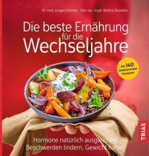 Ernährung als Therapie Die „heißen Jahre“ können uns Frauen ganz schön zu schaffen machen. Hitzewallungen, nächtliches Schwitzen und Schlafstörungen, unerklärliche Gewichtszunahme und Stimmungsschwankungen vermiesen uns die Lebensphase, in der wir endlich wieder mehr Freiheit genießen könnten. Ob wir Hormone einnehmen oder nicht - eine gezielte Ernährung kann uns jetzt helfen. Beschwerden lindern: Viele Lebensmittel entfalten hormonähnliche Wirkungen und helfen sanft, aber wirksam. Lästige Beschwerden werden gemildert, das Herz und die Brüste aktiv geschützt, Knochen und Gelenke stabilisiert. Essen für die Hormonbalance: die wirksamen Phytohormone, Lignin & Co. verbergen sich in Lebensmitteln wie Leinsamen, Kürbiskernen, Granatapfel und Soja. 140 köstliche Rezepte bringen diese Powerpakete auf den Teller. Gewicht stabil halten: Es ist kein Naturgesetz, dass man in den Wechseljahren zunimmt. Nicht weniger essen, sondern das Richtige - darauf kommt es jetzt an.