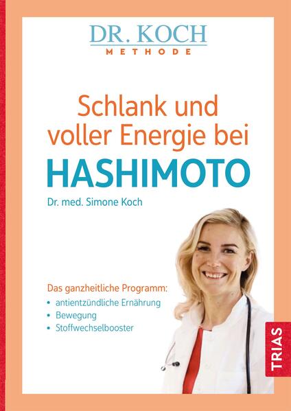 Ist die Schilddrüse schuld an der Gewichtszunahme? Die Hashimoto-Thyreoiditis und andere Schilddrüsenerkrankungen führen unter anderem zu einer lähmenden Müdigkeit bis hin zu starker Erschöpfung und unerklärlicher Gewichtszunahme, gegen die keine Diät wirkt. Schilddrüsenhormone als Medikament helfen oft nicht weiter. Die Autoimmunerkrankung an der Wurzel zu packen ist die einzige Chance, dauerhaft abzunehmen und wieder zu Kräften und guter Stimmung zu kommen. Wie das gelingt, zeigt Ihnen die Ärztin für Ernährungs- und Funktionelle Medizin, Dr. Simone Koch, die selbst seit vielen Jahren betroffen ist. Das 10-Wochen-Programm, das die Wende bringt Individuelle Ernährung statt Diät: Gluten, Lektine, FODMAPS & Co. eliminieren und die persönliche Verträglichkeit austesten. Mit Fastenplan und Rezepten: Einen Stoffwechsel-Reset durch Fasten nutzen. Und mit reizarmen Rezepten den Körper optimal entlasten und ihm alle wichtigen Vitalstoffe geben. Muskelaufbau statt Dauerlauf: Wie Sie die Kraft Ihrer Muskeln für die Fettverbrennung nutzen. Der Weg zum Wohlfühlgewicht - und das ohne Jojo-Effekt!