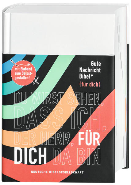 Das ist neu: Erstmalig erhält die Gute Nachricht Bibel Edition "für dich" einen Blanko-Einband zum Bemalen, Beschreiben und Bekleben. Kreative Tipps und Anleitungen sind kostenlos als Download unter www.die-bibel.de/gnb-gestalten erhältlich. Ergänzend zum Bibeltext enthält diese Ausgabe Sonderseiten mit Tipps zum Bibellesen sowie viele Informationen rund um das Thema Bibel. Sie können Einsteigern, die noch nie oder kaum in der Bibel gelesen haben, den Zugang erleichtern. Der Bibeltext wurde aus den Originalsprachen Hebräisch, Aramäisch und Griechisch in ein gut verständliches modernes Deutsch übersetzt. Die Gute Nachricht Bibel ist ein Gemeinschaftswerk von Übersetzerinnen und Übersetzern aus der evangelischen und aus der katholischen Kirche sowie aus den evangelischen Freikirchen.-Zusätzlich zum Bibeltext: 96 farbige Informationsseiten und ein Bibelleseplan-Der Einband kann individuell selbst gestaltet werden-Viele Erläuterungen und Sacherklärungen tragen zum besseren Verständnis des biblischen Inhaltes bei.-Ein Register am Rand (gedruckte Markierungen, die am Buchschnitt sichtbar sind) erleichtert das Aufschlagen von Bibelstellen.-Der Bibeltext ist abschnittsweise zweispaltig gesetzt-Für Konfirmanden, kirchliche Jugendgruppen, Bibelkreise und für Einsteiger ins Bibellesen geeignet