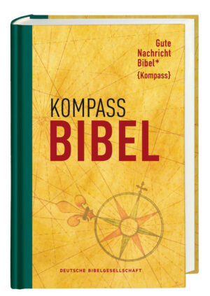 Zur besseren Orientierung. Die informative »Kompass« Edition. Die Kompass-Edition enthält zusätzlich zum Bibeltext einen 96-seitigen Bild- und Informationsteil, der Fragen zu Entstehung, Aufbau und Inhalt der Bibel beantwortet. Darüber hinaus bietet er zahlreiche Anregungen für die regelmäßige Bibellektüre. Dazu gibt es umfangreiche Sacherklärungen, ein Stichwortverzeichnis und auf den Innenseiten des Umschlags einen Bibelleseplan, der Leserinnen und Leser durch das Jahr begleitet. Die Kompass-Bibel ist ein attraktives, preiswertes Angebot für alle, die Orientierung beim Einstieg ins Bibellesen suchen. • Bibeltext zweispaltig • Hinweise auf Sacherklärungen durch * im Text • Sacherklärungen sowie Anmerkungen zur Übersetzung und biblische Vergleichsstellen am Fuß jeder Seite • Inhaltsübersichten, Stichwortverzeichnis, Zeittafeln, Landkarten Die Gute Nachricht Bibel ist eine Übersetzung der Heiligen Schrift in ein gut verständliches, heutiges Deutsch. Sie ist ein Gemeinschaftswerk der evangelischen und der katholischen Kirche sowie der evangelischen Freikirchen und damit die einzige interkonfessionelle Bibel am Markt. Zu ihrem 50jährigen Bestehen 2018 erschien die Gute Nachricht Bibel in einer Neuausgabe: mit behutsam modernisiertem Text und in einem komplett neuem Layout.