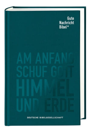 Zum 50. Geburtstag erscheint die Gute Nachricht Bibel 2018 mit einem erneut durchgesehenen Text, neuer Einbandgestaltung und neuem Layout. Diese Bibelübersetzung ist gut verständlich und konfessionsunabhängig. Sie entstand in interkonfessioneller Zusammenarbeit zwischen den katholischen und evangelischen Bibelwerken und den Freikirchen. Viele Erläuterungen und Sacherklärungen tragen zum besseren Verständnis des biblischen Inhaltes bei.-Text im zweispaltigen Druck-Versziffern im Text-Informative Fußnoten zur Übersetzung-Über 20.000 Querverweise-Inhaltsübersicht vor jedem biblischen Buch-Nachwort zur Übersetzung-Zeittafel-Stichwortverzeichnis-Ortsregister-mit farbigen Landkarten