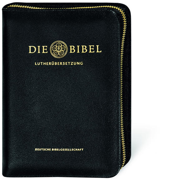 Die neu revidierte Lutherbibel 2017 in dieser hochwertigen und strapazierfähigen Lederausgabe mit Goldschnitt und Reißverschluss im Taschenformat ist auch für unterwegs geeignet.-Der Bibeltext ist abschnittsweise gesetzt-Die Psalmen sind einspaltig im Gedichtsatz gedruckt-Biblische Vergleichsstellen und Anmerkungen befinden sich jeweils am Fuß der Seite-Sach- und Worterklärungen-Inhaltsübersichten-Überblick über besondere Schreibweise von Namen-Stichwortverzeichnis-Zeittafeln-Landkarten-Ortsregister-Fadenheftung-mit Schutzschuber