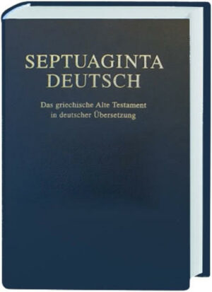 Dieser Band enthält die erste vollständige deutsche Übersetzung der Septuaginta. Jedem biblischen Buch ist eine Einleitung vorangestellt. Mit durchgehenden Anmerkungen zur Textüberlieferung.