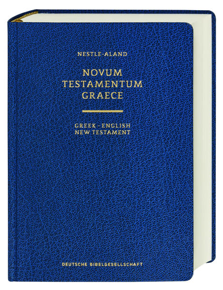 Der vollständige Text des neu überarbeiteten Nestle-Aland Novum Testamentum Graece, 28. Auflage kombiniert mit zwei führenden englischen Bibelübersetzungen: der New Revised Standard Version (NRSV) und der Revised English Bible (REB). Der griechische Text und die beiden englischen Texte stehen sich jeweils auf einer Doppelseite gegenüber, sodass das Auge leicht vom einen zum anderen wechseln kann. Wer den griechischen Urtext des Neuen Testamentes mit führenden englischen Bibelübersetzungen vergleichen will, liegt mit dieser zweisprachigen Ausgabe richtig.