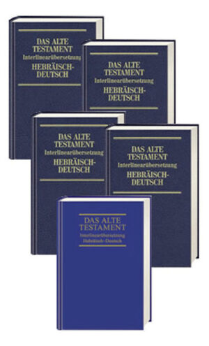 Das Alte Testament in seiner Originalsprache kann jetzt auch von interessierten Bibellesern verstanden werden, die über keine fortgeschrittenen Hebräisch-Kenntnisse verfügen. Der hebräische Text der Biblia Hebraica Stuttgartensia, eine Transkription, die die Aussprache des hebräischen Textes nachvollziehbar macht, und die Wort-für-Wort-Übersetzung stehen jeweils direkt untereinander. So können Aussprache und Bedeutung jedes hebräischen Wortes unmittelbar nachvollzogen werden. Diese Nähe zum biblischen Urtext kann zu einem neuen und vertieften Verständnis der Bibel verhelfen. Band 1: Genesis-Deuteronomium (ISBN 978-3-438-05176-9) Band 2: Josua-Könige (ISBN 978-3-438-05177-6) Band 3: Jesaja-Hesekiel (ISBN 978-3-438-05178-3) Band 4: Die 12 kleinen Propheten, Hiob, Psalmen (ISBN 978-3-438-05179-0) Band 5: Sprüche-Chronik (ISBN 978-3-438-05180) Gesamtpaket Band 1 bis 5 (ISBN 978-3-438-05181-3) Für das Neue Testament gibt es die Interlinearübersetzung Griechisch-Deutsch (ISBN 978-3-438-05175-2).