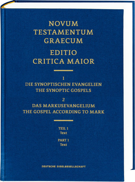 Das Markusevangelium in der Editio Critica Maior Die Editio Critica Maior dokumentiert die griechische Textgeschichte des ersten Jahrtausends anhand der wichtigsten griechischen Handschriften, alten Übersetzungen und neutestamentlichen Zitate in der antiken christlichen Literatur. Nachdem seit einigen Jahren die Bände zur Apostelgeschichte und den Katholischen Briefen vorliegen, folgt nun der erste Band zu einem synoptischen Evangelium, dem Markusevangelium. Dafür wurde auch der ursprüngliche Bibeltext mit Hilfe einer neu entwickelten Methodik erneut rekonstruiert, was zu etlichen Änderungen geführt hat. Das Werk erscheint in drei Teilbänden. In diesem ersten Teilband findet sich der griechische Text inklusive einem klar strukturierten, umfangreichen textkritischen Apparat. Über dieses Buch-Unentbehrliches Grundlagenwerk für die neutestamentliche Textkritik-Erster Band zu einem der Evangelien-Erscheint in drei Teilbänden: Text, Begleitende Materialien, Studien-Hochwertige Ausstattung