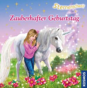 Das persönliche Sternenschweif- Buch zum eigenen Geburtstag. Die kleine Leserin erlebt sich selbst als Einhornfreundin in der Geschichte. Das kleine graue Pony Schneeflöckchen ist traurig. Es ist ein verzaubertes Einhorn und wartet schon seit langer Zeit auf seine Einhornfreundin. Laura und Sternenschweif wollen ihr helfen, aber das ist gar nicht so leicht. An Schneeflöckchens sechstem Geburtstag könnte es vielleicht klappen. Ob die kleine Leserin schon ahnt, welch tolle Überraschung auf sie wartet? Eine spannende und magische Geschichte mit viel Platz zum Träumen und wunderschönen Ausmal- und Bastelseiten zur Gestaltung der eigenen Sternenschweif- Welt.