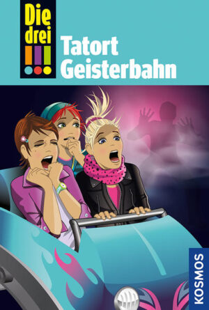 Kim, Franzi und Marie sind „Die drei !!!“. Mutig und clever ermitteln die drei Freundinnen und sind jedem Fall gewachsen. Spukt es tatsachlich in der Geisterbahn auf der Herbst- Kirmes? Als ein Geisterbahn- Erschrecker verschwindet und weitere Sabotage- Akte geschehen, stehen Kim, Franzi und Marie vor einem Rätsel. Irgendetwas ist hier oberfaul!