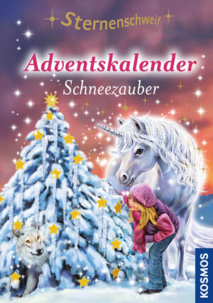 Der magische Adventskalender mit einer fantasievollen Geschichte in 24 versiegelten Kapiteln, vielen weihnachtlichen Extras und Geschenkpapier für bezaubernde Weihnachtsgeschenke. Laura und Sternenschweif sollen Siku, dem Wolf, helfen, zu seinen Freunden Kaya und Woka zurückzukehren. Doch diese wohnen in einem weit entfernten Land. Nur mit einem besonderen blauen Stein aus Eis kann man Kontakt zu ihnen aufnehmen. Doch wie sollen sie es schaffen, dass Siku zurück in seine Heimat gelangt?