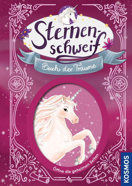 Eine Traumbotschaft aus Arkadia! In einem Trödelladen findet Laura ein Buch. Es ist verzaubert und stellt Rätsel. Bald brechen Laura und Sternenschweif auf in die Welt der Träume. Ein magisches Abenteuer wartet dort auf sie! Die beiden müssen sich beeilen. Eine zauberhafte Freundschaftsgeschichte zum Träumen und ein Rätselbuch in einem. Hinter den über 50 verschlossenen Doppelseiten des Buches verbergen sich Rätsel, geheimnisvolle Bilder und Aufgaben. Gelingt es den Freunden, das Geheimnis um den Schatz der Einhörner zu lüften?