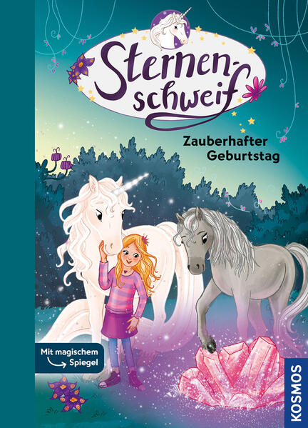 Wo ist die Einhornfreundin nur? Sternenschweif und Laura treffen ein Pony, das ein Einhorn zu sein scheint. Es sucht schon seit Langem seine Freundin, kann sie aber nirgends finden. Im Laufe der Geschichte wird klar: Es ist das lesende Kind, also das Geburtstagskind, das die Einhornfreundin ist! Kinder ab vier Jahren gestalten jetzt eine magische Einhornwelt nach ihren eigenen Vorstellungen. Sie bauen einen Ponystall, entwerfen eine geheime Lichtung und dekorieren ein Pony. Eine Geburtstags- Geschichte zum Vorlesen und Träumen. Mit Sternenschweif und Laura in eine Welt voller Magie eintauchen!