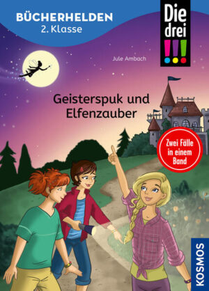 Alles Spuk? Die drei !!! besuchen ihre Freundin Hanna und sind begeistert. Im alten Schloss gibt es so viel zu entdecken! Abends soll es hier sogar spuken. Tatsächlich schweben unheimliche Lichter durch die Dunkelheit. Kim, Marie und Franzi lassen sich davon nicht beeindrucken. Mutig gehen sie auf Geisterjagd. Bald ist es so weit! In Maries Ballettschule freuen sich die Kinder auf ihren großen Auftritt. Dann verschwinden Kostüme und die Schränke werden durchwühlt. Was hat eine Elfe damit zu tun? Die drei !!! finden es heraus. Zwei Bände mit jeweils acht Kapiteln. Lesen, mitfiebern und nach jedem Kapitel ein Rätsel lösen.