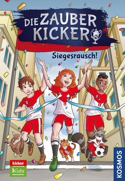 Teamgeist, Freundschaft und ein Hauch Magie - die Zauberkicker verwandeln gemeinsam jeden Schuss zum Tor. Wohin ist das Geld verschwunden? Die Zauberkicker Ben, Mika und Robin organisieren einen großen Spendenlauf für das Fußballinternat Tannwald. Zufällig finden sie dabei einen großen Geldbetrag. Sollen sie ihn gleich behalten und der Schule weitergeben? Wie kam er überhaupt dorthin? Wer ist der Besitzer des Geldes? Doch die Freunde haben gar keine Zeit, sich Gedanken zu machen, denn das Geld ist plötzlich weg! Die Zauberkicker und die magischen Maskottchen haben ihren nächsten spannenden Fall. Ein magisches Fußballabenteuer für Kinder ab 8 Jahren. Mit viel Witz und Fantasie erzählt.