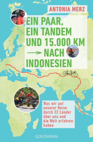 Antonia und Daniel kündigen ihre Jobs, um bei alten Freunden in Indonesien eine Pizza zu essen – ohne dafür zu fliegen. Auf dem Tandem reisen sie über den Balkan, die Türkei, Georgien, Aserbaidschan, den Iran, fast alle Stan-Länder, China und Südostasien. Was sie erwartet? Eine Welt, die sich ihnen öffnet. Mit all ihren Reizen, ihren Wundern und Begegnungen. Und all ihren Härten, Ungerechtigkeiten und Strapazen. Was macht es mit zwei Menschen, die glauben einander zu lieben, stundenlang denselben Rhythmus zu treten? Und dabei so exponiert zu sein, wie nur möglich. Auf einem Tandem, für jeden sicht- und berührbar, nie für sich allein. Antonia nimmt uns mit auf die Reise. In ihrem eigenen Kopf. Wir dürfen teilhaben – an den widersprüchlichen Gefühlen, den Herausforderungen, aber vor allem an all dem Glück, das uns berührt. Ausstattung: mit 8-seitigem vierfarbigen Bildteil