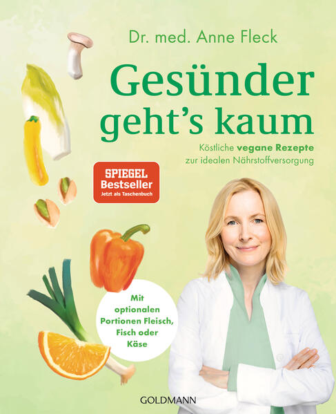 Durch die richtige Ernährung langfristig gesund bleiben Bestsellerautorin Dr. med. Anne Fleck weiß aus langjähriger Erfahrung, dass eine frische, ausgewogene und pflanzenbasierte Ernährung viele gesundheitliche Vorteile vereint. Denn der Körper wird so mit natürlichen Vitaminen, sekundären Pflanzenstoffen und Ballaststoffen versorgt. Mit den veganen Grundrezepten in diesem Buch sowie optionalen Portionen Fisch, Fleisch, Eiern und Milch gelingt es ganz einfach, wichtige Nährstoffe wie Protein, Eisen, Calcium, Selen, Vitamin B12 und Omega-3-Fettsäuren in die Alltagsküche einzubauen. Positiver Nebeneffekt: Darmmilieu sowie Immunsystem werden gestärkt und Heißhunger wird gedämpft. Und das Beste: Mit Gesünder geht's kaum erobert echter Genuss den Speiseplan - Verzicht war gestern! Für alle, die langfristig die eigene Gesundheit erhalten und die Selbstheilungskräfte aktivieren möchten. Ausstattung: 4-farbig, mit ca. 85 Farbfotos