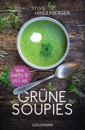 Suppe statt Smoothie? Daraus wird ein Soupie. Mit allem Guten, was grüne Smoothies an Vitalstoffen beinhalten. Wichtig ist die schonende, niedrigtemperierte Zubereitung. Dann bleiben die meisten Wirkstoffe erhalten und werden durch den Einsatz hochwertiger Öle um die fettlöslichen Vitamine ergänzt. Schnell wird aus dem kalten Powergetränk eine warme Mahlzeit, für Rohkost-Sensible eine magenfreundliche Alternative. Bei den Soupies kommt zudem Gemüse zum Einsatz, das roh ungenießbar ist. In liebevoller Gestaltung, mit zahlreichen Rezepten und Ideen für die kreative Soupie-Küche der seit vielen Jahren überwiegend vegetarisch lebenden Kochbuchautorin Sylvie Hinderberger.